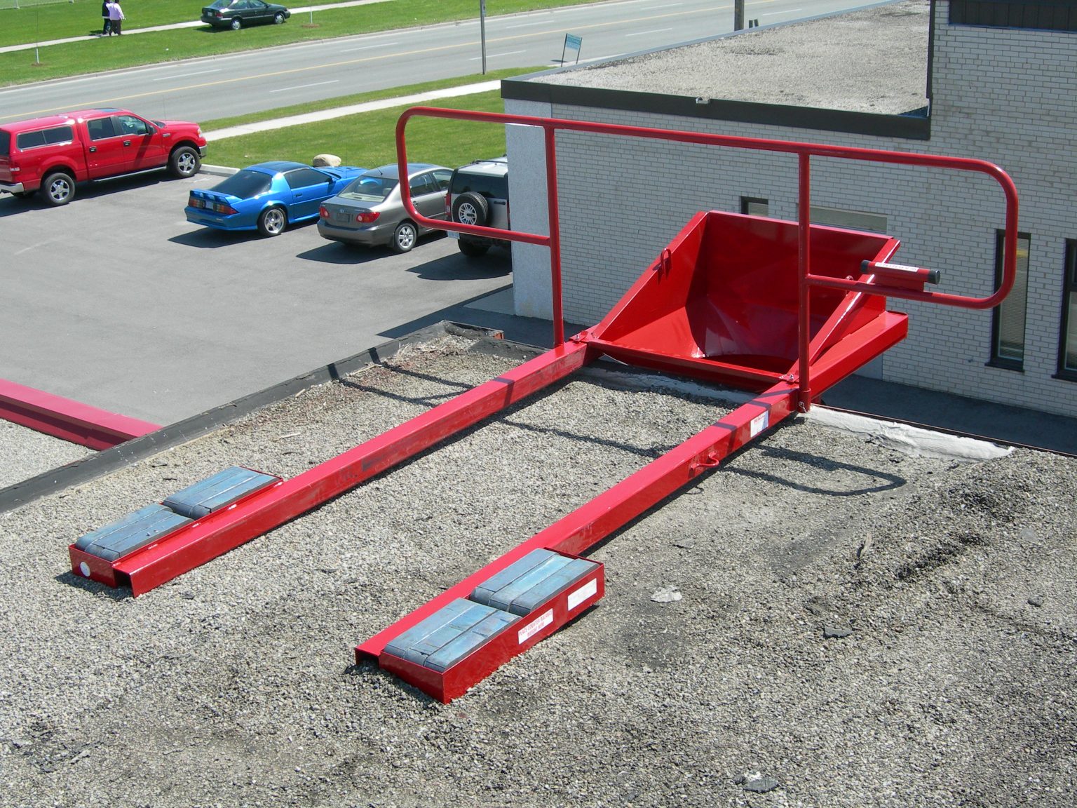 Trash Hopper Counterweight System SparMarathon Roofing Supplies